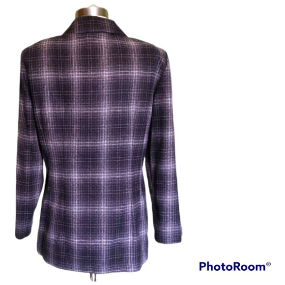 Vintage JR Bentley Plaid Blazer Jacket - Picture 6 of 9
